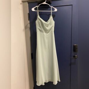 Azazie Dusty Sage Bridesmaid Dress
